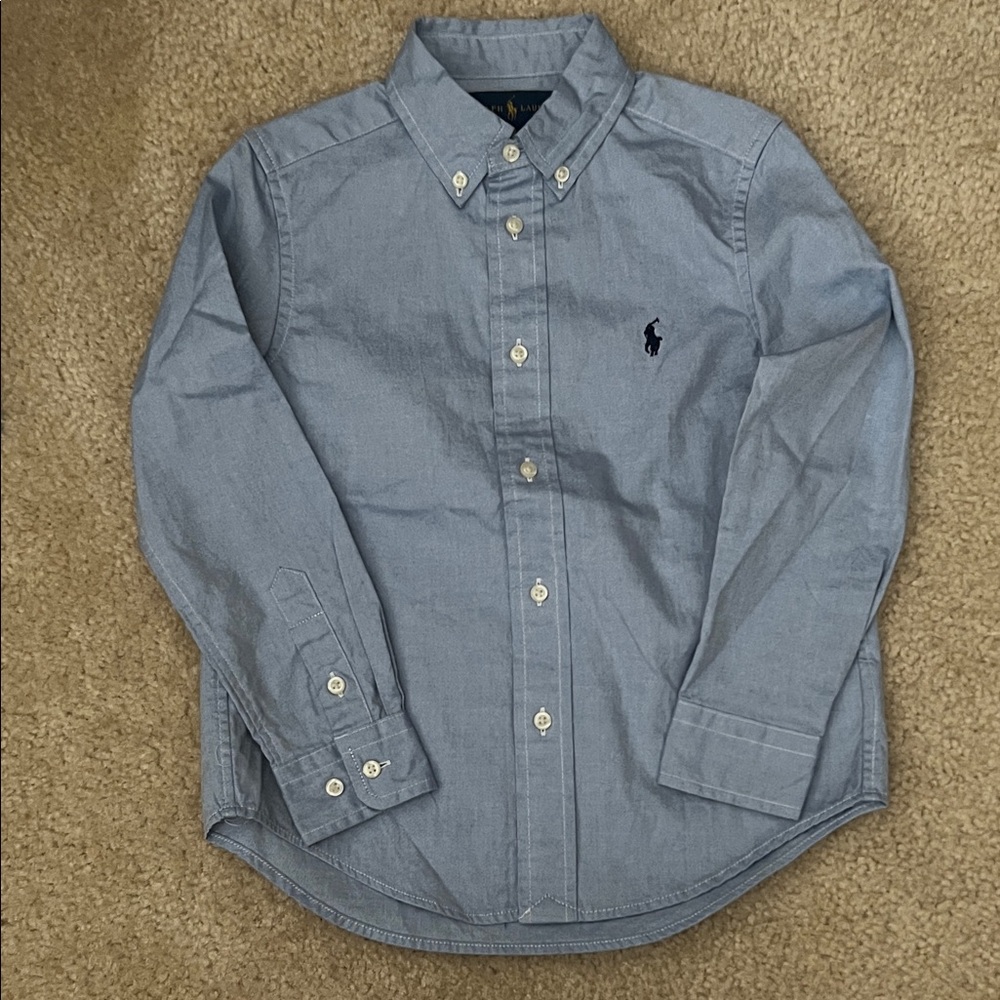 Polo by Ralph Lauren Blue Button-Down Shirt - Boys
